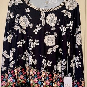 NWT -JOHNNY  WAS Top -Size L